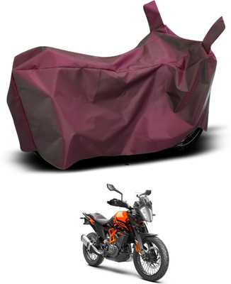 CODOKI Waterproof Two Wheeler Cover for KTM(390 Adventure, Maroon)