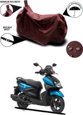 Genipap Waterproof Two Wheeler Cover for Yamaha(Ray-ZR 125FI, Maroon)