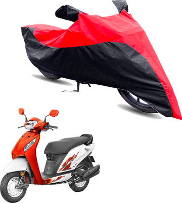 Motodreka Two Wheeler Cover for Honda(Activa i, Red, Black)