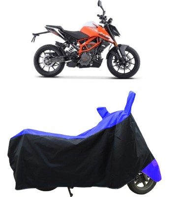 Coxtor Waterproof Two Wheeler Cover for KTM(125 Duke BS6, Blue)