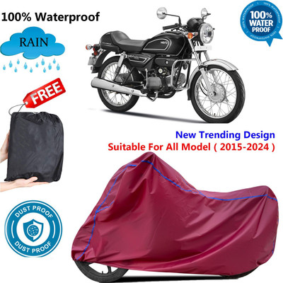 AUTOCAD Waterproof Two Wheeler Cover for Hero(Splendor Pro Classic, Maroon)