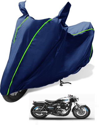 Auto Hub Waterproof Two Wheeler Cover for Royal Enfield(Blue)