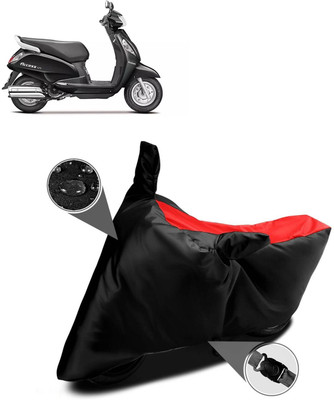 PAGORA Waterproof Two Wheeler Cover for Suzuki(Access 125, Red)