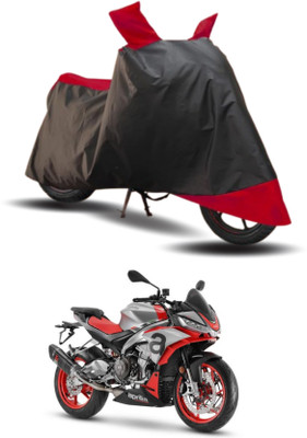 KEDIT Two Wheeler Cover for Aprilia(Tuono 150, Red, Black)