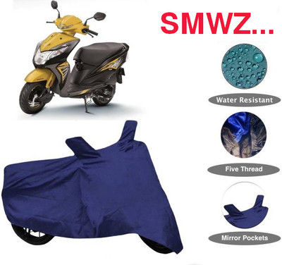 smwzxyu Waterproof Two Wheeler Cover for Honda(Dio, Black)