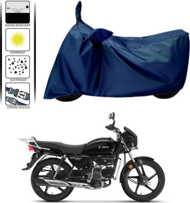 HWSXQAE Waterproof Two Wheeler Cover for Hero(Splendor Plus, Blue)