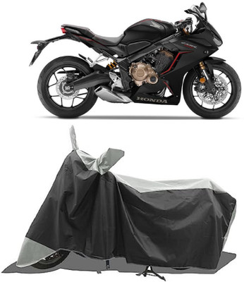 GROFATIK Two Wheeler Cover for Honda(CBR650R, Grey)