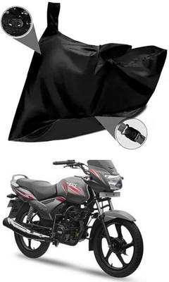 AASHTIK MART Two Wheeler Cover for TVS(Star City Plus, Black)