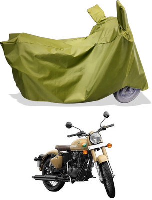 Amexride Two Wheeler Cover for Royal Enfield(Classic 350 Signals, Maroon)