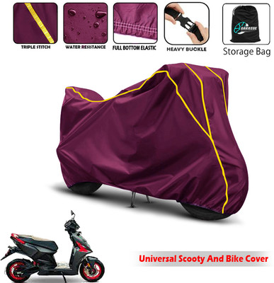 AUTOBIRSA Two Wheeler Cover for Simple Energy(Simple One, Maroon)