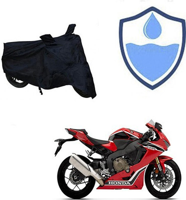 SK AUTO Waterproof Two Wheeler Cover for Honda(CBR 1000RR, Black)