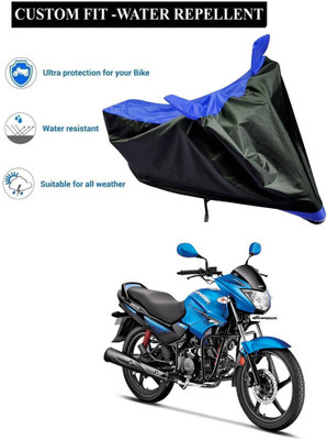 PAGORA Waterproof Two Wheeler Cover for Hero(Glamour Programmed FI BS6, Blue)