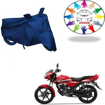 DeepShakshi AUTOMOTIVE Waterproof Two Wheeler Cover for TVS(Pheonix, Blue)