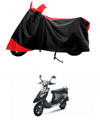 GROFATIK Two Wheeler Cover for TVS(Pep Plus BS6, Red)