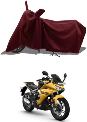 HWSXQAE Waterproof Two Wheeler Cover for Hero(Karizma ZMR, Maroon)