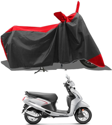 KEDIT Two Wheeler Cover for Hero(Pleasure, Red)