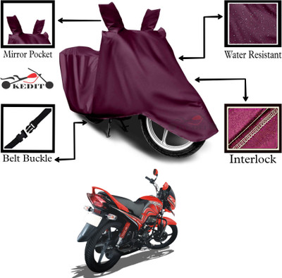 AASHTIK MART Two Wheeler Cover for Hero(MotoCorp Passion Pro, Maroon)