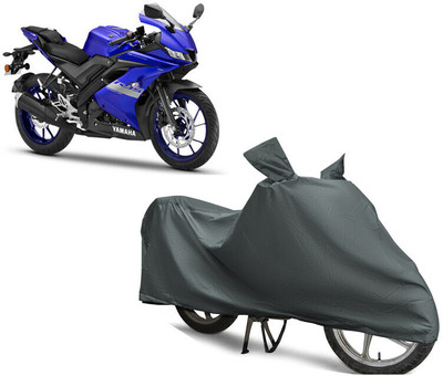 EGAL Waterproof Two Wheeler Cover for Yamaha(YZF-R15 V3 New BS6, Grey)