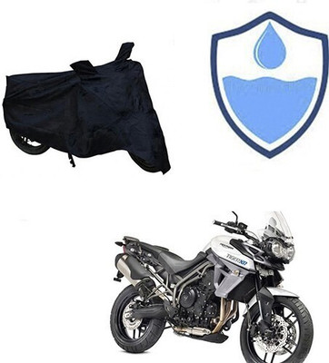 HYBRIDS COLLECTION Waterproof Two Wheeler Cover for Universal For Bike(Black)