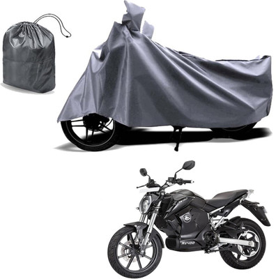 Autoinnovation Waterproof Two Wheeler Cover for Revolt(Grey)