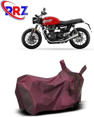 RRZ Waterproof Two Wheeler Cover for Triumph(Speed Twin, Maroon)