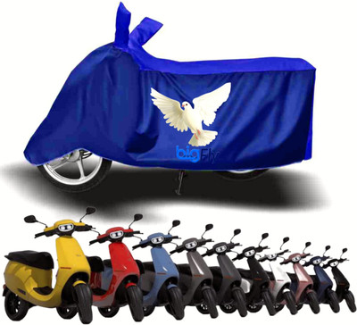 BigFly Waterproof Two Wheeler Cover for Hero Electric(Scooty, Blue)