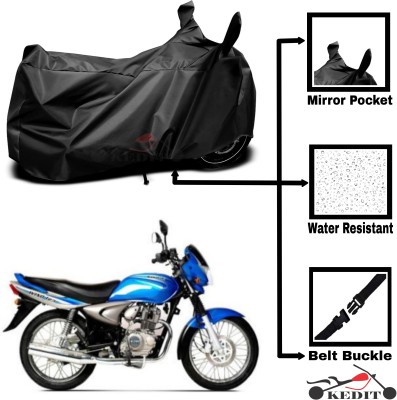 AASHTIK MART Two Wheeler Cover for Universal For Bike(Wind 125, Black)