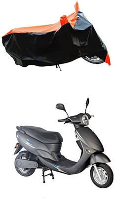VESMEI Two Wheeler Cover for Avon(E Star BS6, Orange)