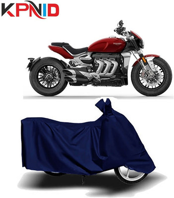 KPIND Waterproof Two Wheeler Cover for Triumph(Rocket III, Blue)