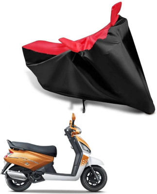 KEDIT Two Wheeler Cover for Mahindra(Gusto 125, Red, Black)