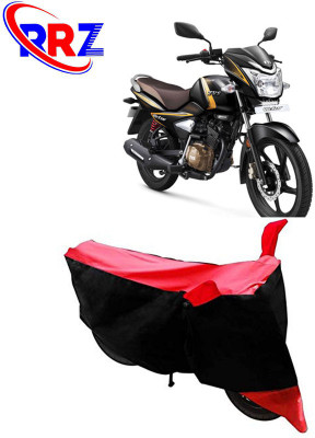 AutoGalaxy Waterproof Two Wheeler Cover for TVS(Victor New, Black, Red)
