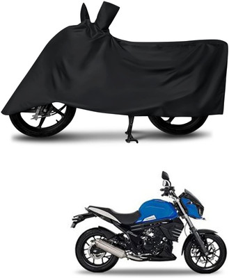 KEDIT Two Wheeler Cover for Mahindra(Mojo UT 300, Black)