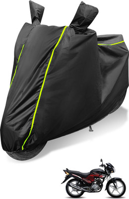 MOCKHE Waterproof Two Wheeler Cover for Yamaha(YBR 125, Black)