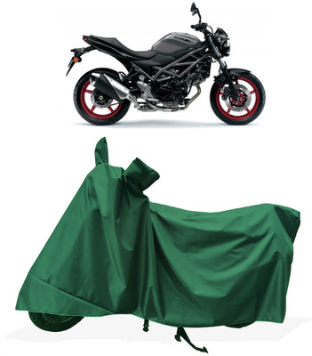 Tricway Two Wheeler Cover for Suzuki(SV650 BS6, Green)