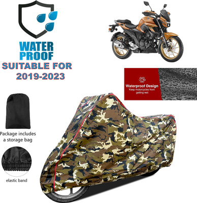 PAGORA Waterproof Two Wheeler Cover for Yamaha(FZ-S, Yellow)