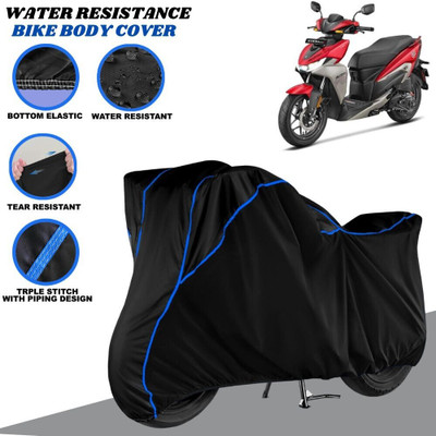 SRP PRODUCT Waterproof Two Wheeler Cover for Hero Electric(Black, Blue)