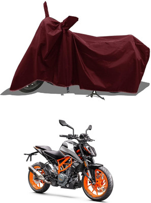 DeepShakshi AUTOMOTIVE Waterproof Two Wheeler Cover for KTM(390 Duke, Maroon)