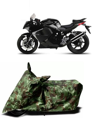 KPIND Waterproof Two Wheeler Cover for Hyosung(GT250R, Multicolor)