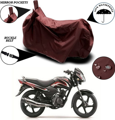 KEDIT Two Wheeler Cover for TVS(Sport, Maroon)