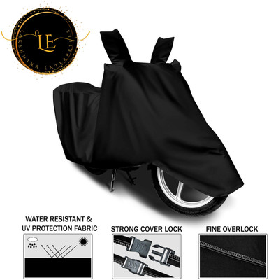 Lakshmina Enterprises Waterproof Two Wheeler Cover for Bajaj(Pulsar 135 LS DTS-i, Black)