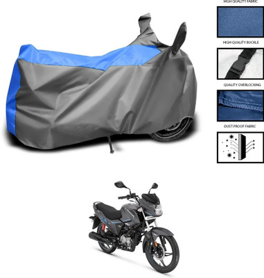 CODOKI Two Wheeler Cover for Hero(Grey, Blue)