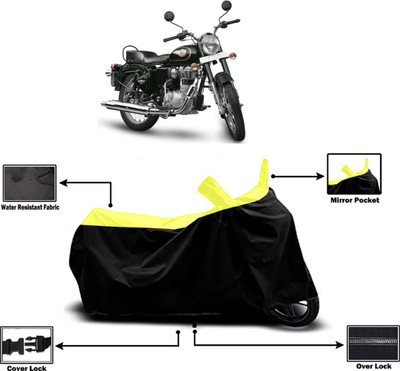 Amexride Two Wheeler Cover for Royal Enfield(Standardv BS6, Yellow)