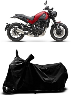 Mdstar Waterproof Two Wheeler Cover for Benelli(Leoncino 800, Black)