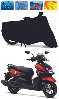 RTS COLLECTIONS Waterproof Two Wheeler Cover for Yamaha(Ray-ZR 125FI BS6, Black)
