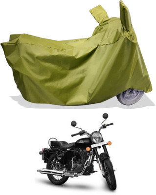 Amexride Two Wheeler Cover for Royal Enfield(Bullet 350 New, Maroon)