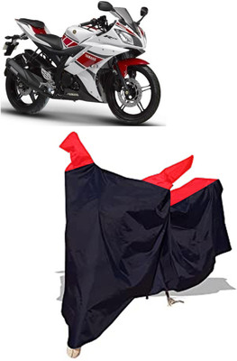 Amexride Two Wheeler Cover for Yamaha(YZF-R15 V2, Black)