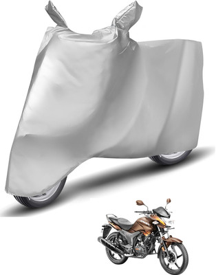 Caronix Waterproof Two Wheeler Cover for Hero(Hunk, Silver)