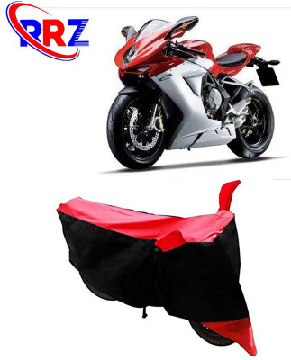 RRZ Waterproof Two Wheeler Cover for MV Agusta(F3, Black, Red)