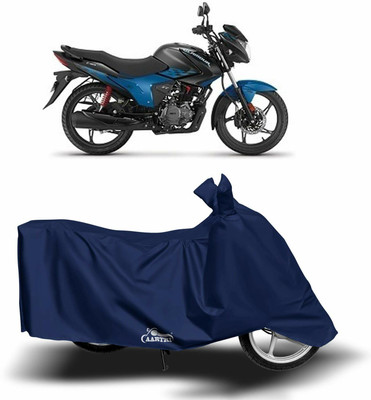 DeepShakshi AUTOMOTIVE Waterproof Two Wheeler Cover for Hero(Glamour BS6, Blue)