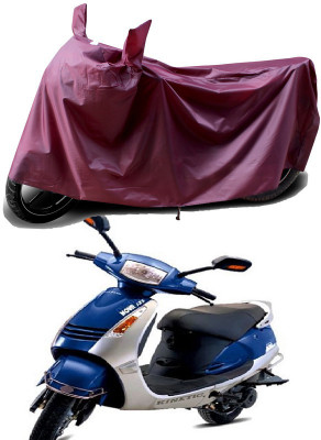 THE REAL ARV Waterproof Two Wheeler Cover for Kinetic(Nova, Maroon)